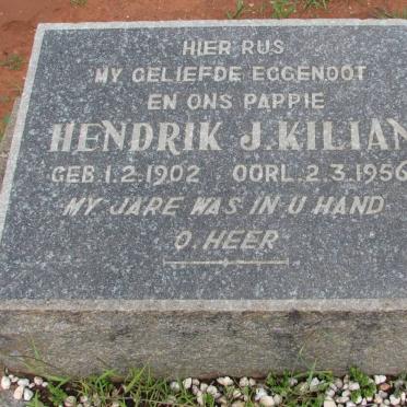 KILIAN Hendrik J. 1902-1956