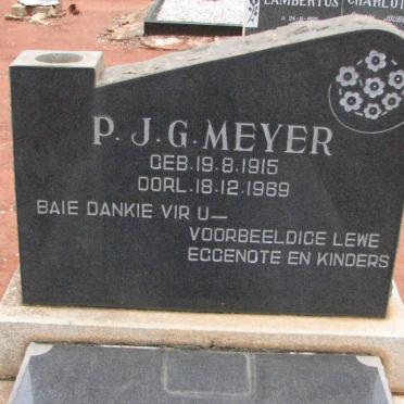 MEYER P.J.G. 1915-1969