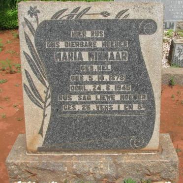 MINNAAR Maria nee NEL 1878-1945