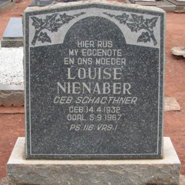 NIENABER Louise nee SCHACTHNER 1932-1967