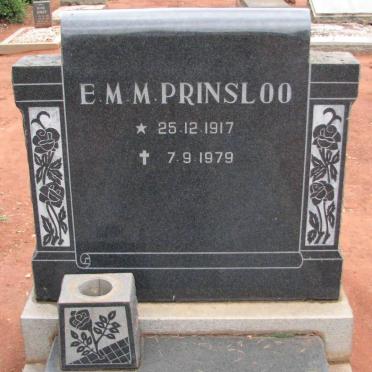 PRINSLOO E.M.M. 1917-1979