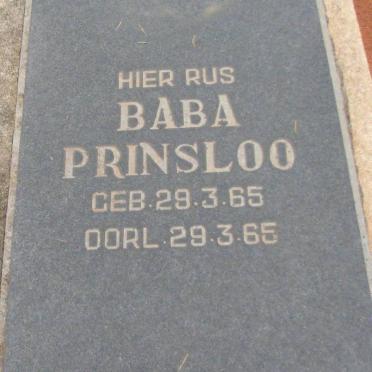 PRINSLOO Baba 1965-1965