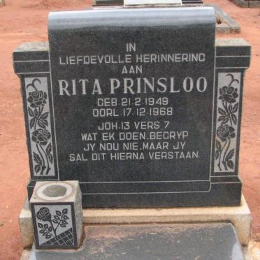 PRINSLOO Rita 1949-1968
