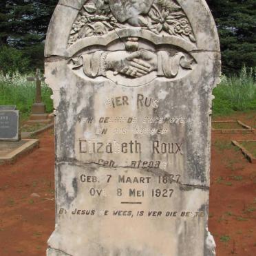 ROUX Elizabeth nee LATEGAN 1877-1927
