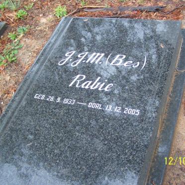 RABIE J.J.M. 1933-2005