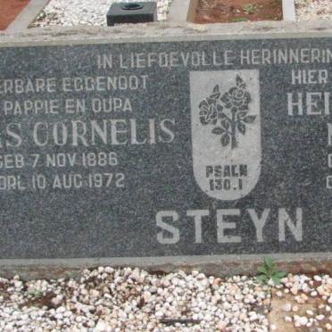 STEYN Lukas Cornelis 1886-1972 &amp; Heiletje Maria Magaritha 1905-1990