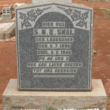 SMAL S.M.E. nee LAUBSCHER 1896-1946