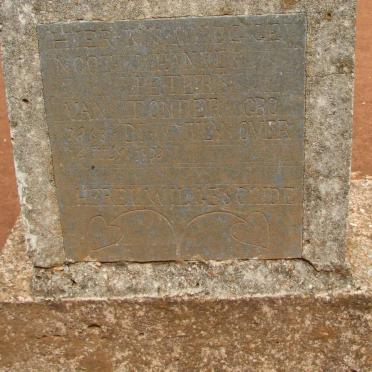 TONDER Johannes Peters, van 1868-1933