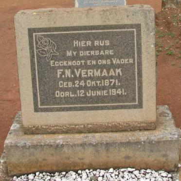 VERMAAK F.N. 1871-1941