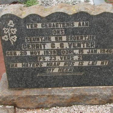 VENTER Gerrit G.C. 1939-1946