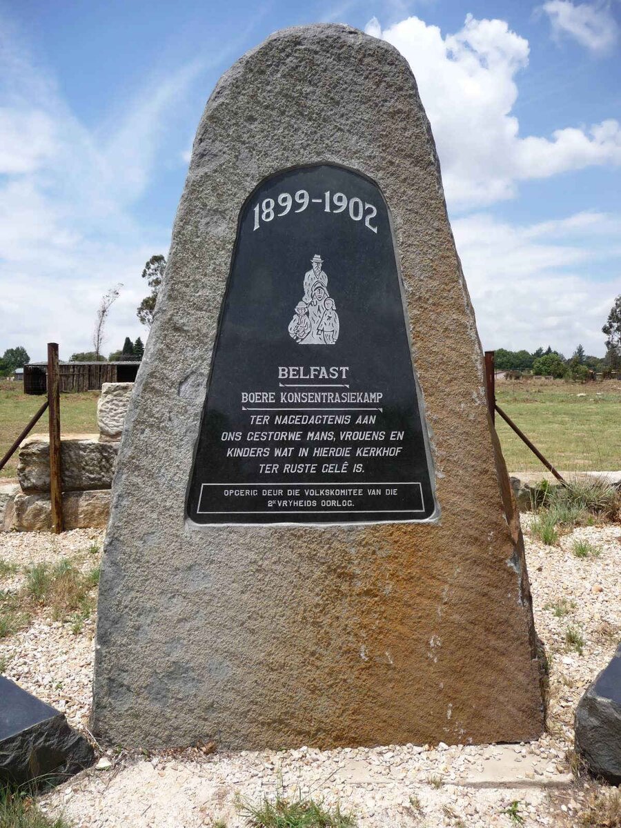1. Belfast Boere Konsentrasie Kamp