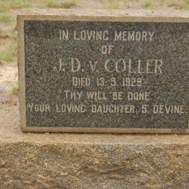 COLLER J.D., van -1929