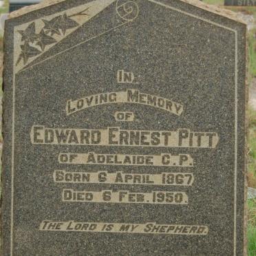 PITT Edward Ernest 1867-1950