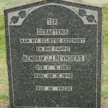 REYNDERS Hendrik J.J. 1903-1948
