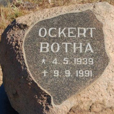 BOTHA Ockert 1939-1991
