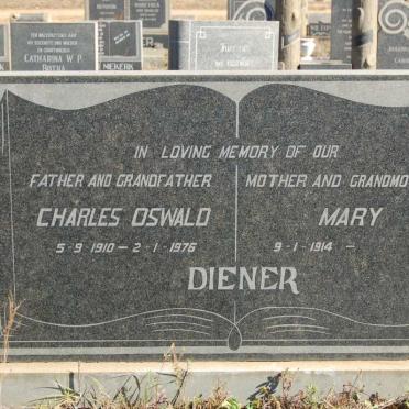 DIENER Charles Oswald 1910-1976 &amp; Mary 1914-
