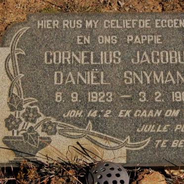 SNYMAN Cornelius Jacobus Daniël 1923-1967