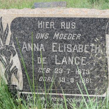 LANGE Anna Elisabeth, de 1873-1961