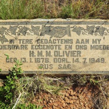 OLIVIER H.M.M. 1878-1949