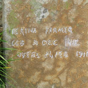 FARMER Bertha 1912-1913