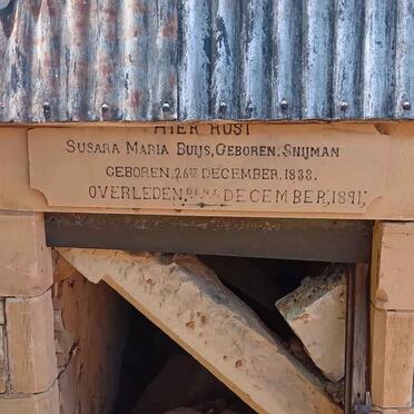 BUIJS Susara Maria nee SNIJMAN 1833-1891 _1