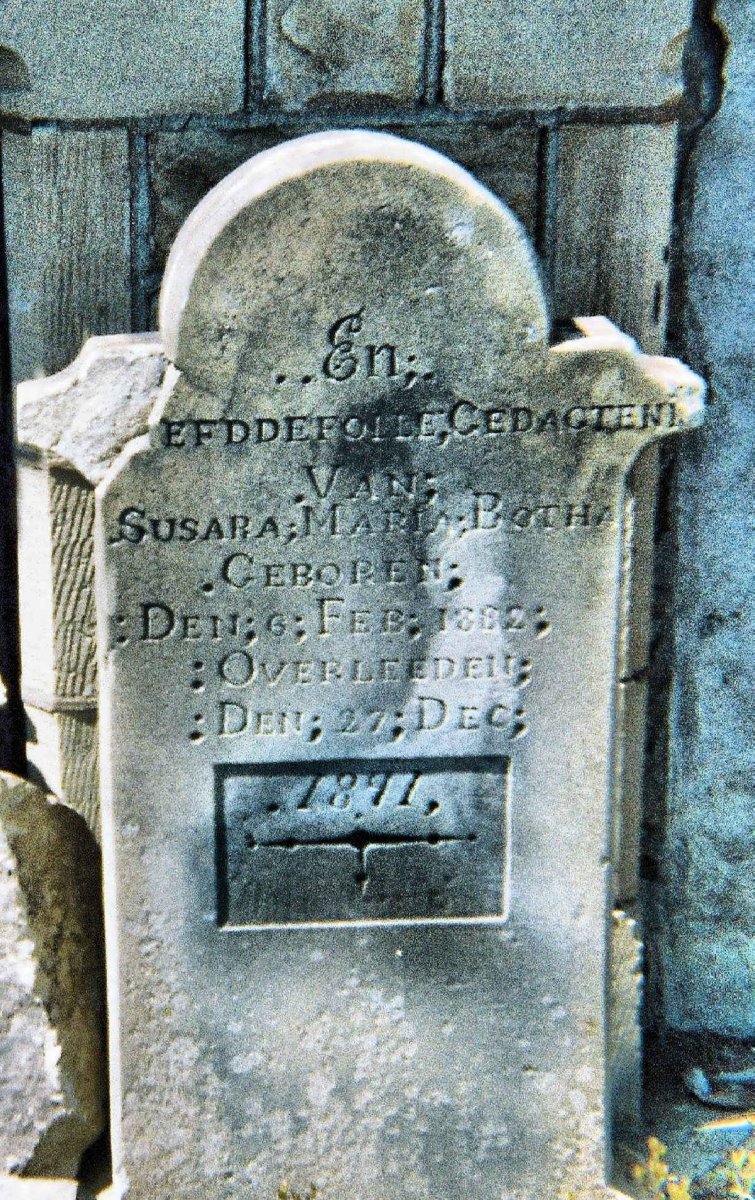 BOTHA Susara Maria 1882-1891