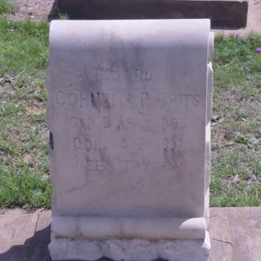 BRITS Cornelia P. nee STRYDOM 1893-1931