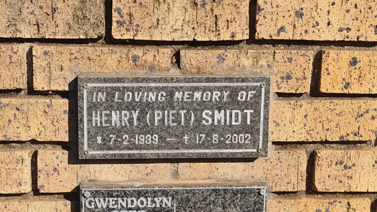 SMIDT Henry 1939-2002