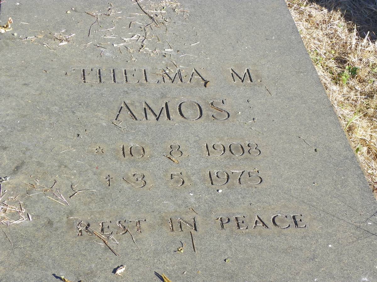 AMOS Thelma M. 1908-1975