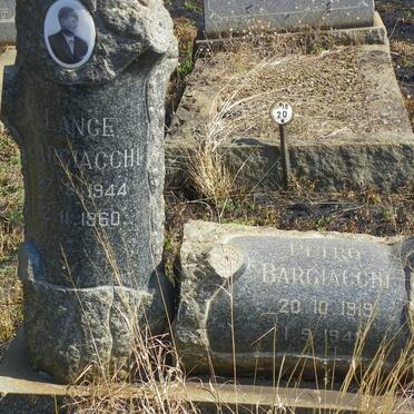 BARGIACCHI Petro 1919-1946 :: BARGIACCHI Lange 1944-1960