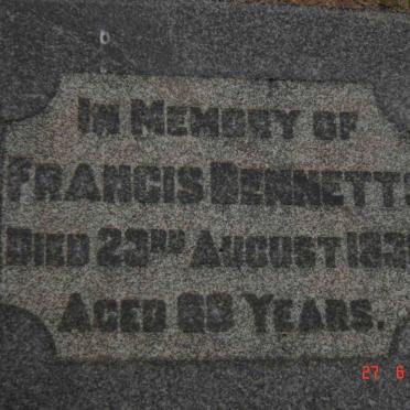 BENNETTS Francis -1930