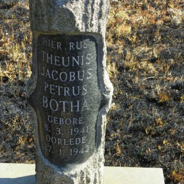 BOTHA Theunis Jacobus Petrus 1941-1942