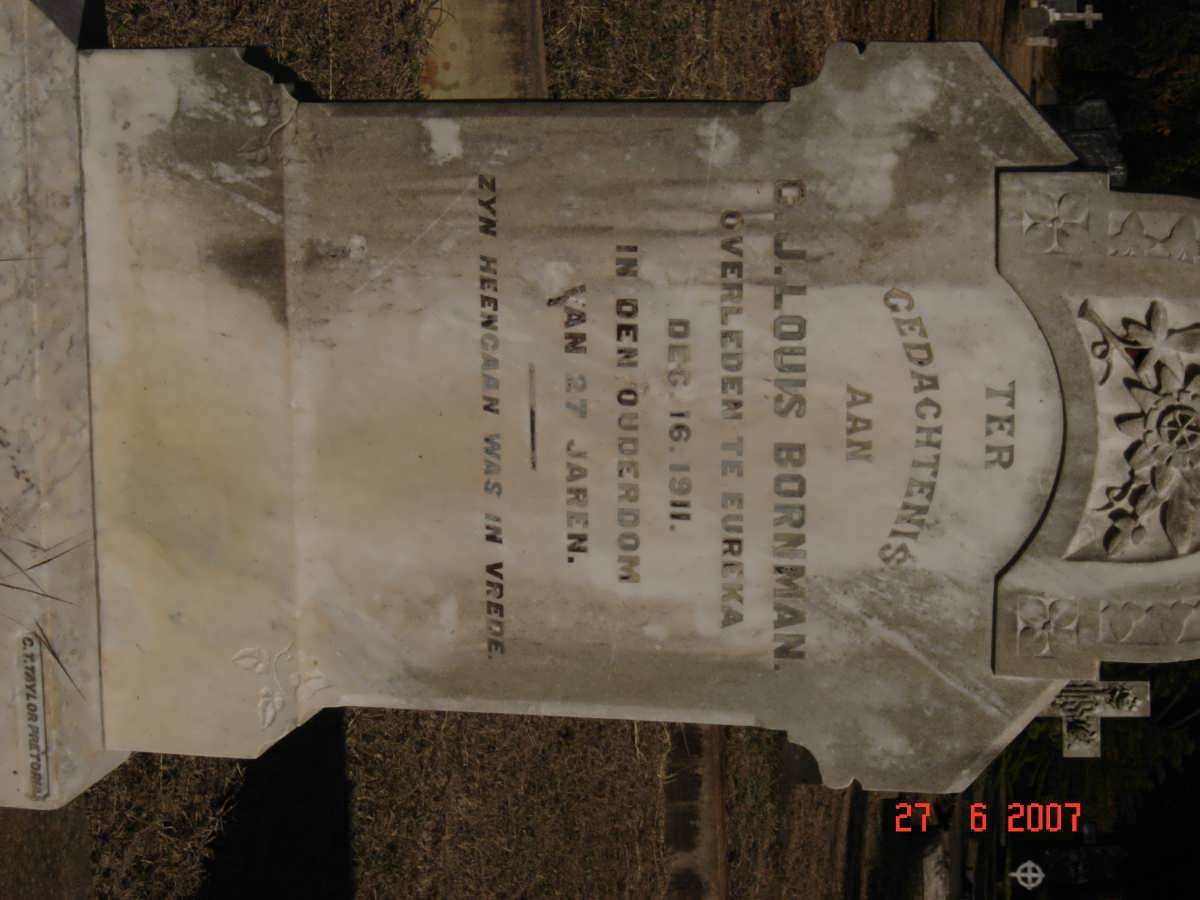 BORNMAN C.J. Louis  -1911
