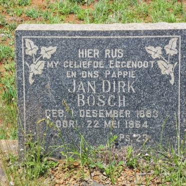 BOSCH Jan Dirk 1883-1964