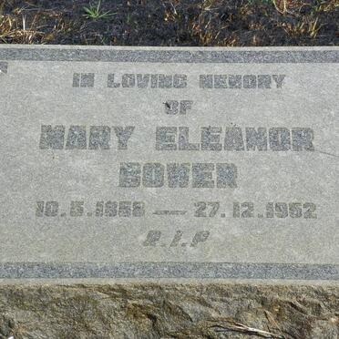 BOWER Mary Eleanor 1858-1952