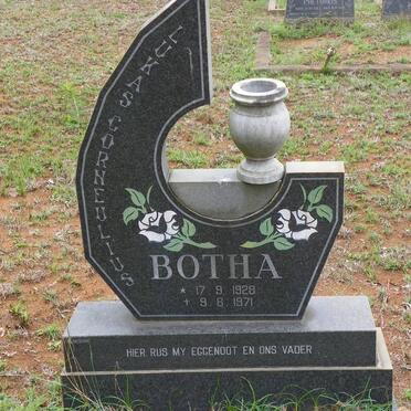 BOTHA Lukas Corneulius 1928-1971