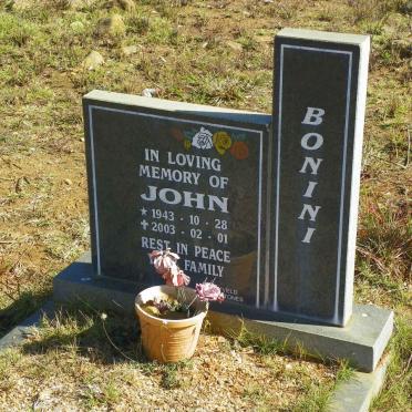 BONINI John 1943-2003