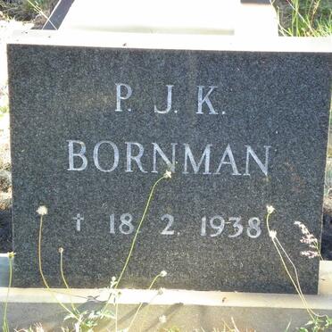 BORNMAN P.J.K. -1938