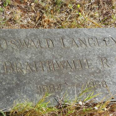 BRAITHWAITE Oswald Langley 1884-1958