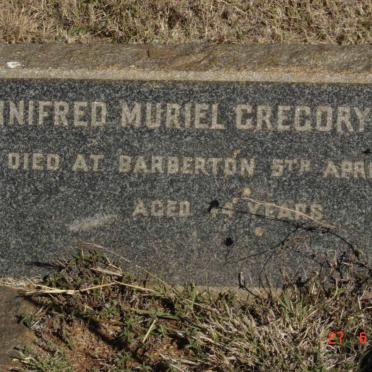 BROWN Winifred Muriel Gregory -1940