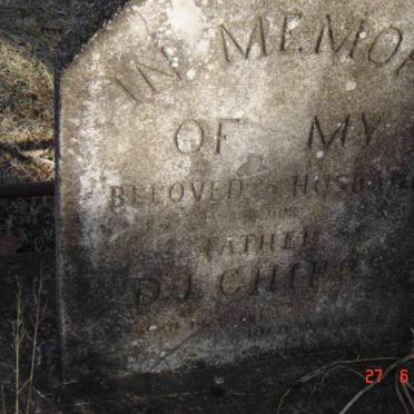 CHIPPS D.J. 1863 -1921