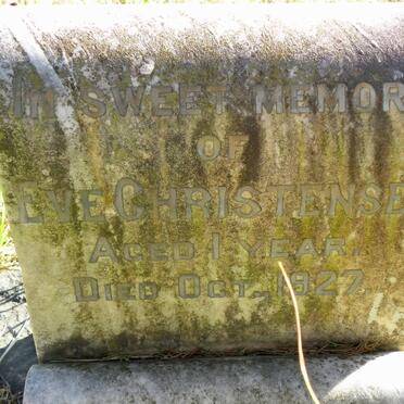 CHRISTENSEN Eve -1927