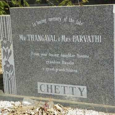 CHETTY Thangaval &amp; Parvathi
