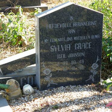 CORNELIUS Sylvia Grace nee JOHNSON 1949-1985 
