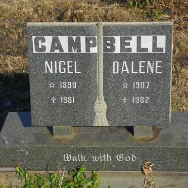 CAMPBELL Nigel 1899-1981 &amp; Dalene 1907-1982