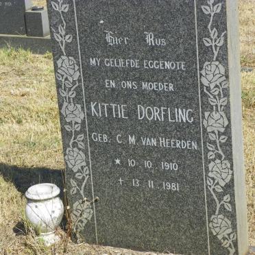 DORFLING C.M. nee VAN HEERDEN 1910-1981