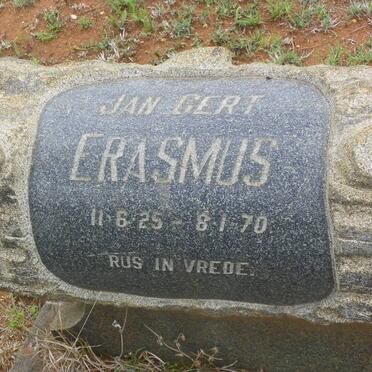 ERASMUS Jan Gert 1925-1970