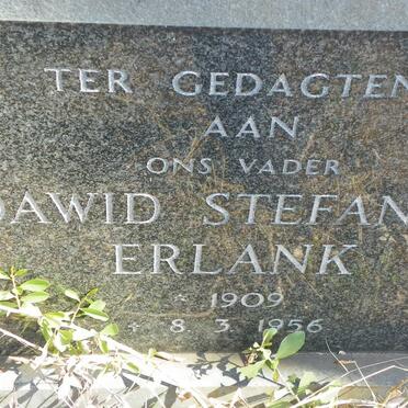 ERLANK Dawid Stephanus 1909-1956