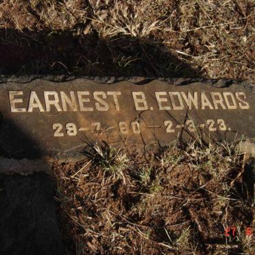 EDWARDS Earnest B. 1860-1923