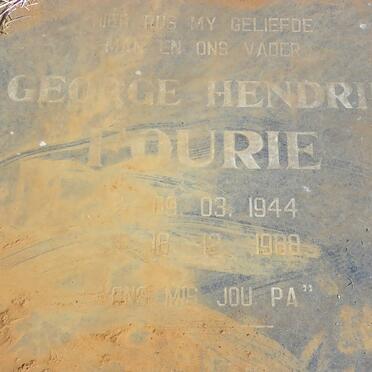 FOURIE George Hendrik 1944-1988